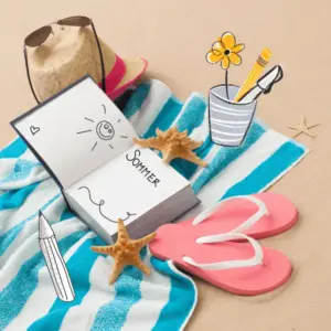 Sommertagebuch am Strand