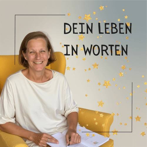 Barbara auf gelbem Couchsessel - Übersicht Schreibkurse - Dein Leben in Worten