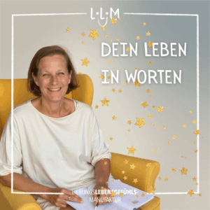 Barbara auf gelbem Couchsessel - Dein Leben in Worten - Journal Writing Ausbildung